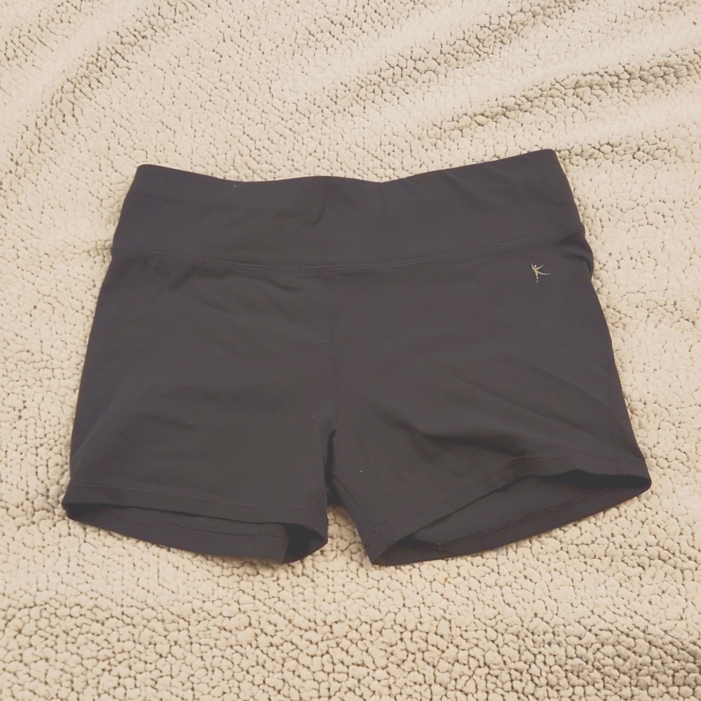 Danskin stretchy workout or biker shorts